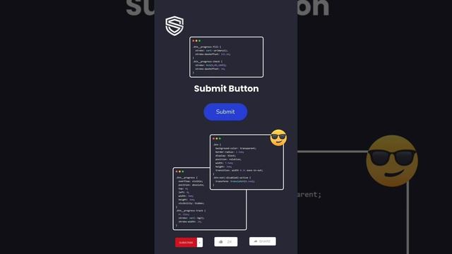 Submit Button animation with html & CSS | Button Styling| html & CSS #shots  #htmlcss