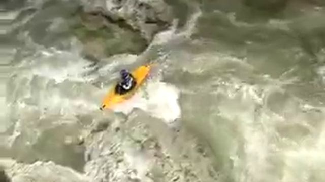 Belaya river, Hodjokh canyon, kayak. смотреть онлайн