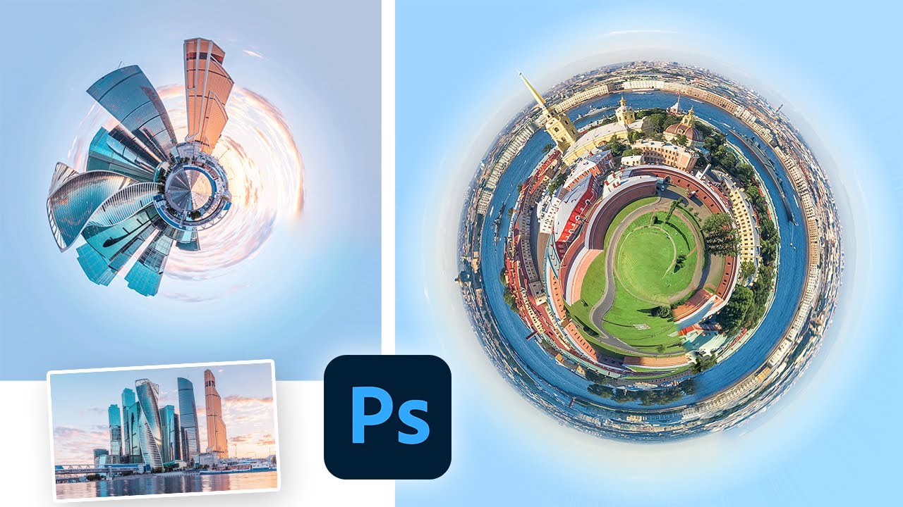 Круговая панорама в фотошопе смотреть онлайн