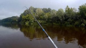 Микроджиг на реке, Ловля малыми весами на большом течении!!!