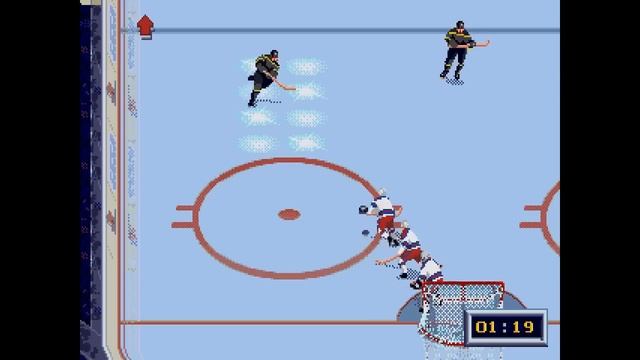 NHL All-Star Hockey 95 ... (Sega Genesis) Gameplay