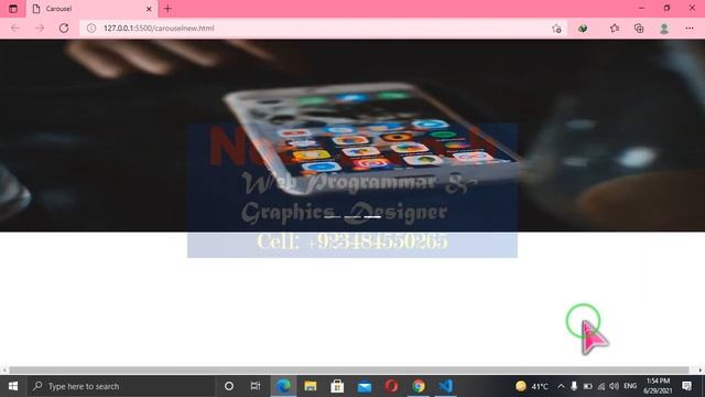 How to create carousel in Bootstrap in Urdu By Noor Baloch