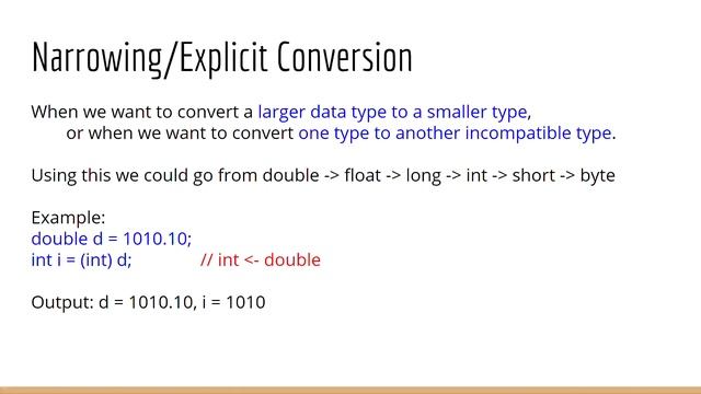 CSLC Java Type Conversion смотреть онлайн