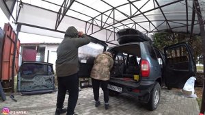 ЗАМЕНА ДВЕРИ НА НИВЕ ШЕВРОЛЕТ