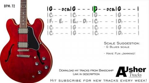 G Blues Jam Track | Guitar Backing Track