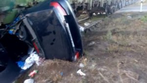 В Акбулакском районе поезд раздавил Дуэ Нексия