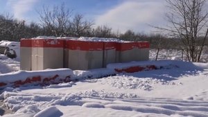 Дом с нуля. День 28. Снова первый ряд газоблока в суровую адыгейскую зиму.