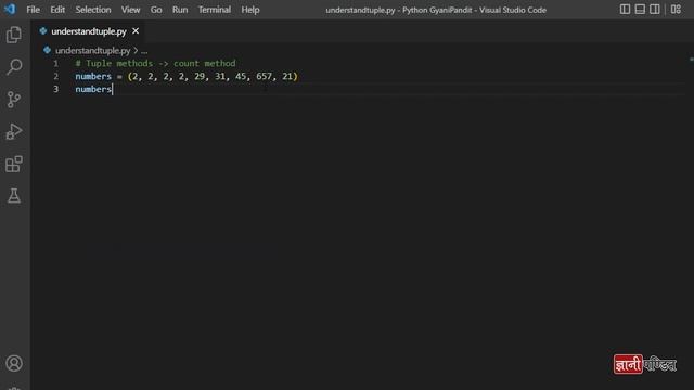 Python Tuple count | Lecture 37 | Python for Beginners