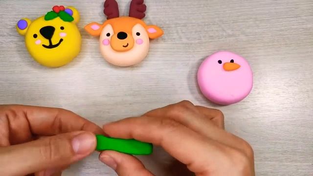Фигурки из лёгкого пластилина //что слепить из лёгкого пластилина//милые поделки из пластилина