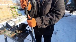 Заплетаем стальной трос в петлю по колхозному за 5 минут.