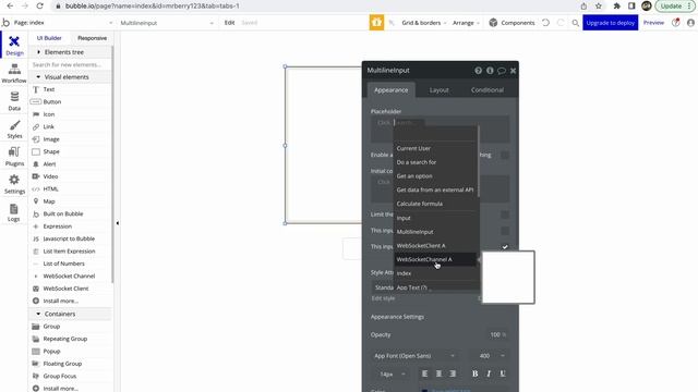 NoCode WebSocket Client Plugin | Bubble.io смотреть онлайн