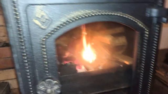 буржуйка длительного горения ( первый розжиг) смотреть онлайн