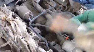 Как снять стартер с Porshe Cayenne