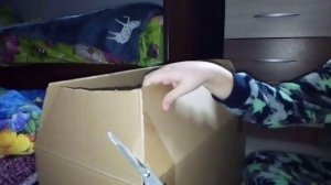 как сделать домик для котов и котиков из коробки легко и просто (1часть)