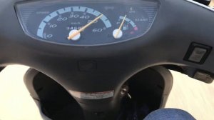 Honda Tact AF51 ускорение и максимальная скорость