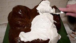 3D торт ГОРЫ. Сборка и украшение БЗК. Подробно. BERGE Torte. Mountain Cake. As MONTANHAS BOLO