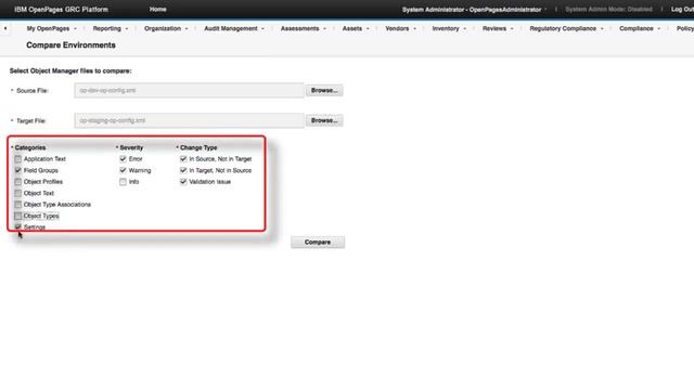Using Compare Environments to Find Differences Between Two Environment Configuration XML files смотреть онлайн