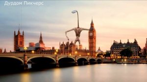 Фонареголовый танцует удивительный танец в Лондоне возле Биг Бена. Великобритания. SCP монстры.