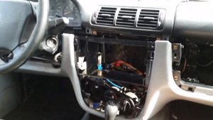 Снятие моторчика заслонки печки W163