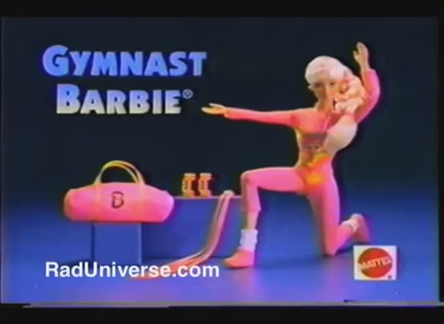 1994 Реклама Гимнаст Барби Маттел Gymnast Barbie