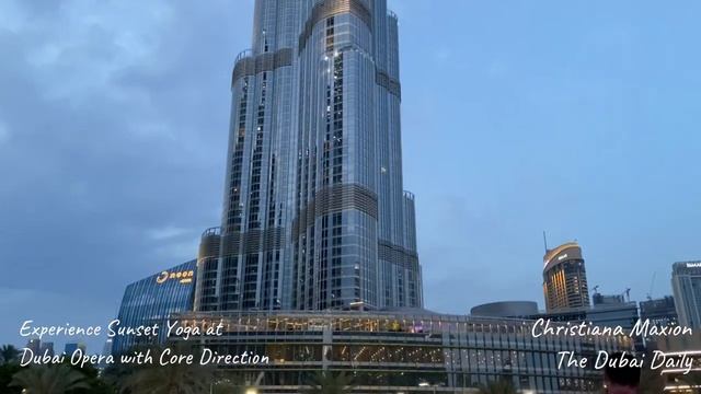 THE•DUBAI•DAILY: Experience Sunset Yoga at Dubai Opera with Core Direction смотреть онлайн