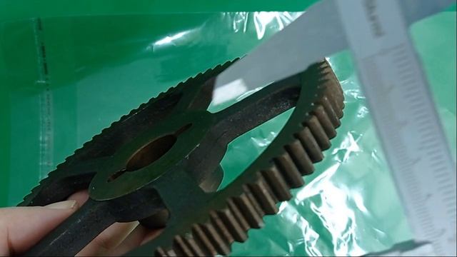 Шестерня (Z=80, Ø25*163мм, , проф-ое мет.) большая привода колес снегоуборщика Калибр СНУБ
