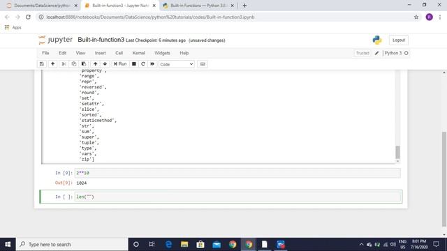 Python Built-in function and Built-in Module |Python for Beginners