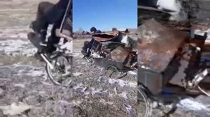 самодельный веломобиль и трёхколёсный велосипед
