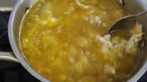 ФРАНЦУЗСКИЙ СЫРНЫЙ СУП С КУРИЦЕЙ! ГРЕНКИ! CHEESE SOUP!