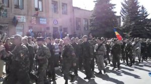 ...смотр - парад казаков Козицына 07 09 14 Перевальск 1