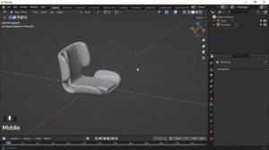 Стильное кресло в Blender -Урок 1