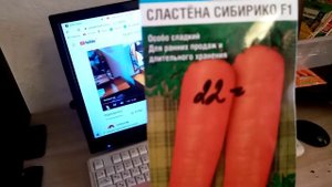 Гибрид Моркови сорта "СЛАСТЁНА СИБИРИКО"  очень Сладкая буду выращивать в 2022г.  19 февраля 2021г.