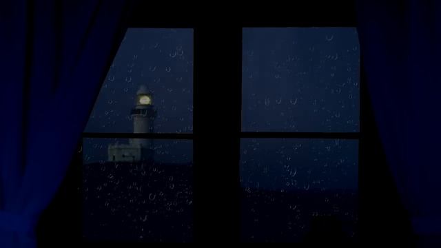 ? Heavy Storm and Rain Hitting Your Bedroom Window. High Quality Rainstorm Atmosphere Sleep Video смотреть онлайн