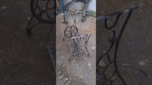 чугунная станина Зингер. Сварка