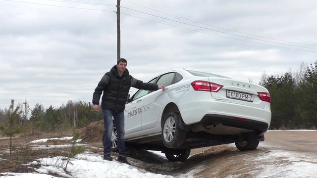 Lada Vesta: короткое дополнение по жесткости кузова смотреть онлайн