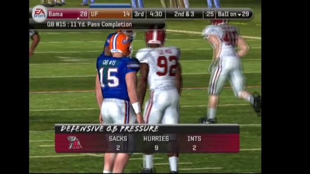 NCAA Football 08: SEC Championship Game: Alabama Crimson Tide vs. Florida Gators