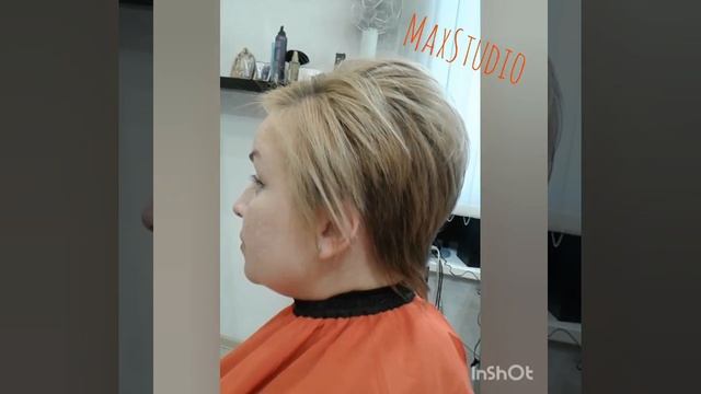 Короткая рваная стрижка!!!
