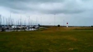 The coast of the Øresund Strait, Oresund Bridge