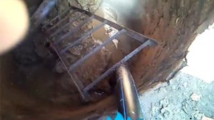 Пробурили скважину на воду в колодце, обеспечив хороший напор воды, клиенты довольны