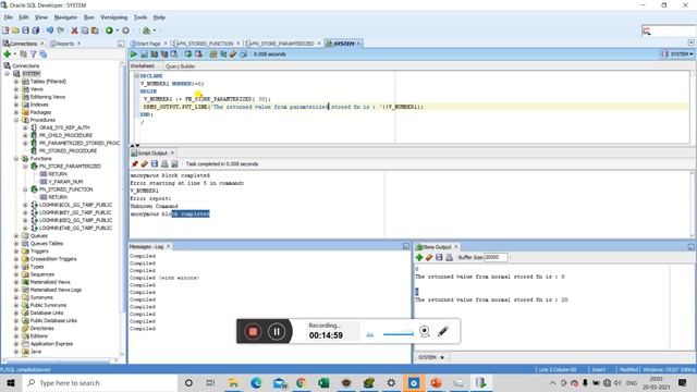 Oracle PL/SQL Tutorial For Beginners | Oracle Stored Function Tutorial | ORACLE Named PLSQL Block. смотреть онлайн