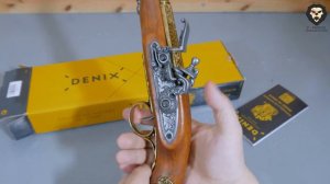 Макет кремниевого пистолета Denix D7/1127L видео обзор 4k