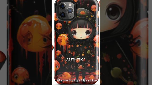 Embrace Halloween Aesthetics with Your iPhone 15 cases #gpt #art #midjourneyart #halloweenart