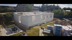 Строительство дома по проекту Z454 (увеличенный Z7 со вторым светом)