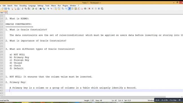 All Oracle SQL Constraints in details | Integrity Constraints in DBMS | SQL - Constraints  Part - 1