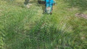 Распаковка и обзор аккумуляторной газонокосилки BOSCH Rotak 32 LI/ Тестируем в действии