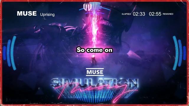 MUSE uprising Lyrics, Audio React, Visualizer смотреть онлайн