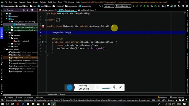 Image loading using Glide Library Android Studio смотреть онлайн