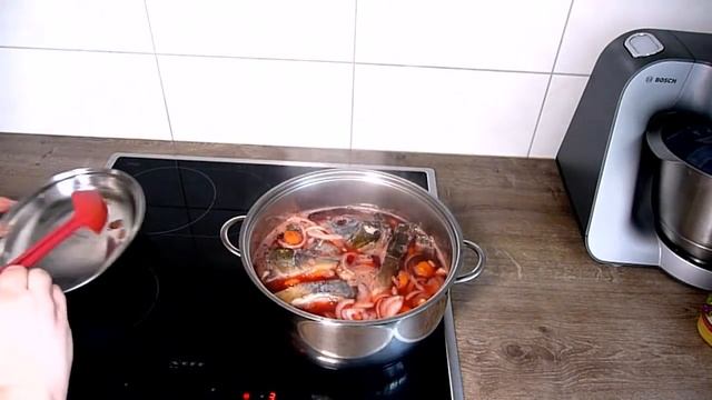 ?Ленивая фаршированная рыба   просто и очень вкусно