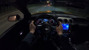 Ford Mustang GT Convertible V8 5.0l 460HP - Night POV Test Drive