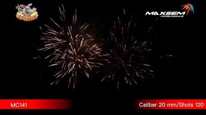 Фейерверк MC141 Радостная картина / Moving Painter (0,8" х 120)